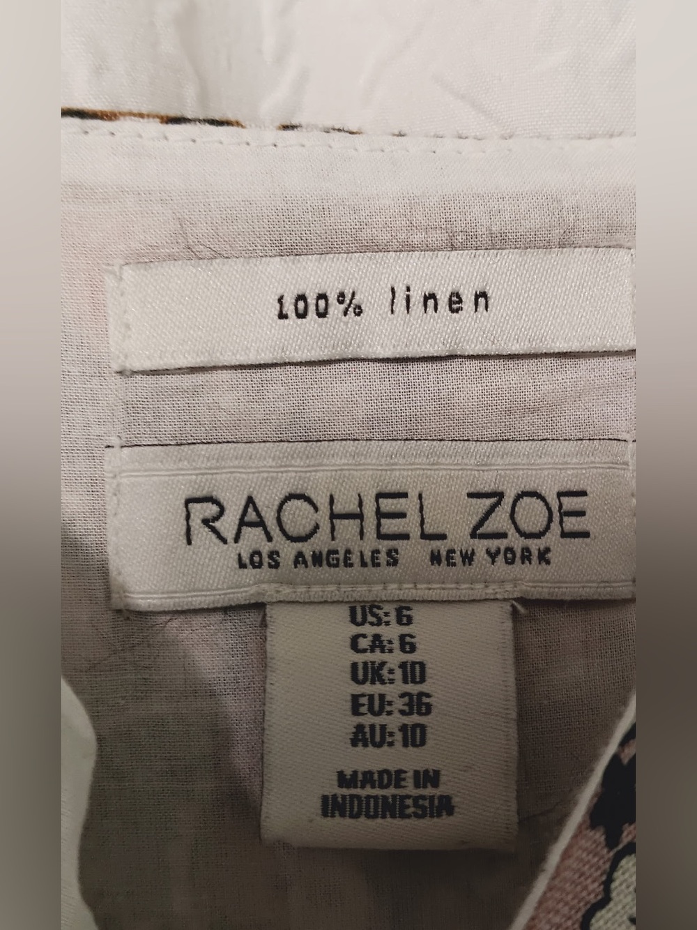 Rachel Zoe Patchwork Midi Dress in Pink, Black & Neutral - Picture 8 of 10